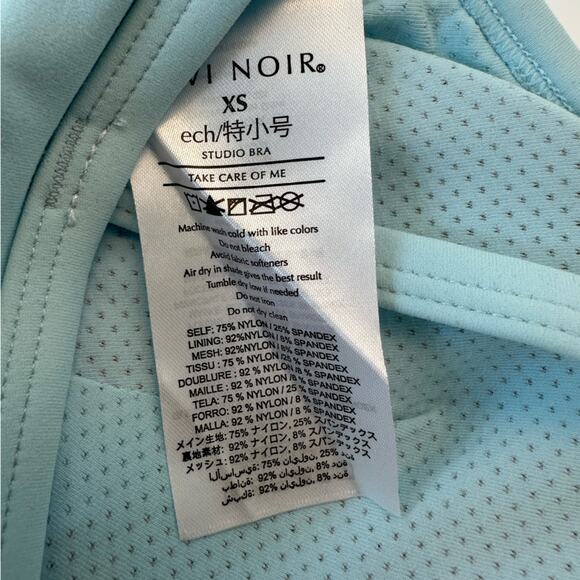 NWT TAVI Noir Studio Sports Bra Size XS In Powder Blue - Picture 11 of 11